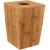 Cos de gunoi din bambus cu capac 6L, model Terre Inconnue, natur