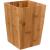 Cos de gunoi din bambus cu capac 6L, model Terre Inconnue, natur