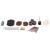 Set mini polizor drept Raider RD-MG11, 135W, viteză variabilă, 40 accesorii