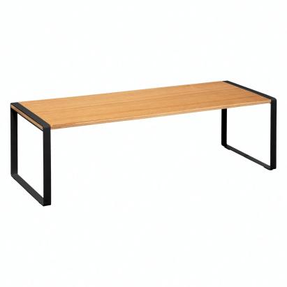 Etajera Blackwood 5Five cu structura metalica si blat lemn, 50 cm