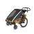 Carucior multisport dublu Thule Chariot Sport 2 pentru 2 copii, Natural Gold