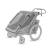 Carucior multisport dublu Thule Chariot Sport 2 pentru 2 copii, Natural Gold