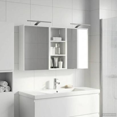 Set dulap baie pentru 3 pcs 116 x 16 x 62,5 cm Lemn compozit GartenMobel Dekor