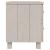Noptiere HAMAR, 2 buc, alb, 40x35x44,5 cm, lemn masiv de pin GartenMobel Dekor