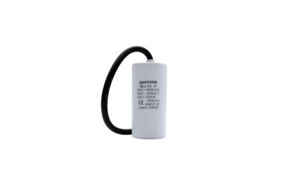 Condensator CBB60 14µF 450V cu fire, 35x62 mm, pentru motor electric ROTOR