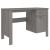 Birou „HAMAR”, gri deschis, 113x50x75 cm, lemn masiv de pin GartenMobel Dekor