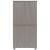 Dulap haine „HAMAR” gri deschis 89x50x180 cm, lemn masiv de pin GartenMobel Dekor