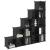 Organizator cub de depozitare, 15 cuburi, negru, PP GartenMobel Dekor