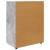 Dulapuri de depozitare Gri din beton 80 x 48 x 105 cm GartenMobel Dekor