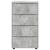 Dulapuri de depozitare Gri din beton 60 x 48 x 105 cm GartenMobel Dekor