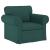 Set de canapea 2 pcs Verde închis 155 x 82 x 80 cm țesătură GartenMobel Dekor