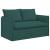 Set de canapea 2 pcs Verde închis 136 x 82 x 85 cm Țesătură GartenMobel Dekor