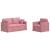 Set de canapea 2 pcs Roz 158 x 78 x 80 cm Catifea GartenMobel Dekor