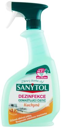 Spray dezinfectant și degresant Sanytol pentru bucătărie, citrice, 500 ml