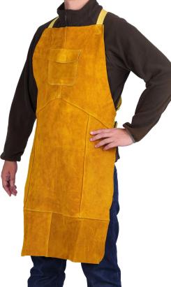 Șorț de sudură din piele Strend Pro Industrial, mărimea L, 60x90 cm