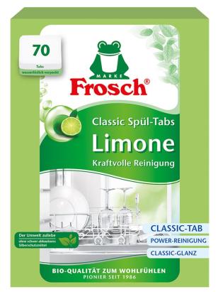 Tablete Frosch All in 1 pentru mașina de spălat vase, limetă, 70 buc