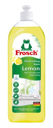 Balsam pentru spalat vase Frosch cu lamaie, efect degresant, 750 ml