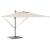 Bază pentru umbrelă Aspect lemn gri închis 100 x 100 x 4 cm GartenMobel Dekor