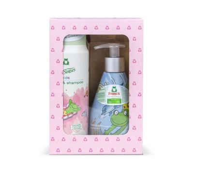 Set cadou Frosch EKO pentru copii, gel de dus si sampon + sapun, 2x300 ml
