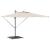 Bază pentru umbrelă Gri închis 100 x 100 x 4 cm Oțel GartenMobel Dekor