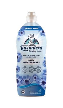 Balsam de rufe concentrat Lavandera Briză Mediteraneană 1760 ml, 80 spălări