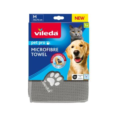 Prosop din microfibra Vileda Pet Pro pentru animale, 45x70 cm