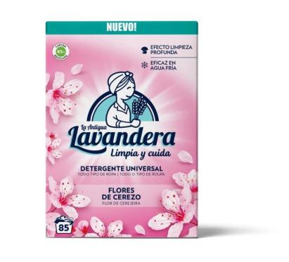 Detergent pudră universal Lavandera flori de cireș 4675 g, 85 spălări