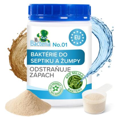 Aktivátor Mr.Bacteria No.1, do septikov a žumpy, 500 g