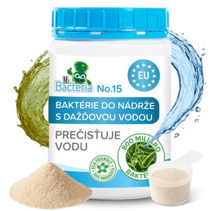 Aktivátor Mr.Bacteria No.15, do nádrže s dažďovou vodou, 500 g