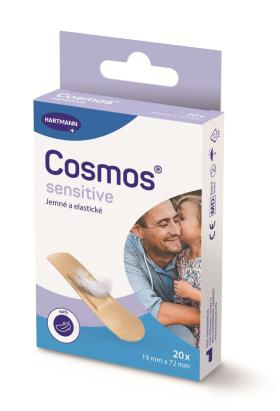 Plasturi Cosmos Sensitive 19x72 mm pentru piele sensibila, 20 buc