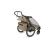 Cărucior multisport dublu Thule Chariot Cross 2, kaki Faded