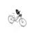 Scaun bicicleta copii Thule Yepp Nexxt 2 Mini, montare fata, Aquamarine