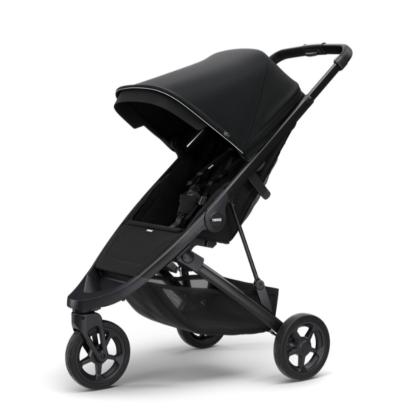 Cărucior sport Thule Spring Midnight Black, pliere cu o mână
