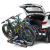 Suport pentru 4 biciclete, Cruz Pivot R3 940-516, cu prindere pe carligul de remorcare, 13 pini