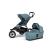 Cărucior Thule Urban Glide 3 all-terrain cu ham magnetic, Mid Blue