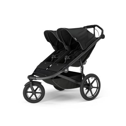 Cărucior dublu Thule Urban Glide 3 cu ham magnetic, Black