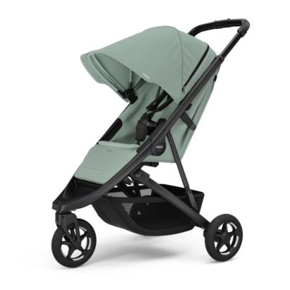 Carucior sport compact Thule Spring 2 Mist Green, pliere cu o mana