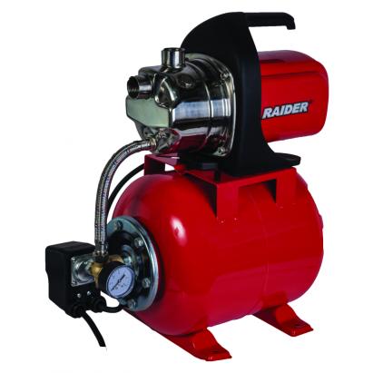 Hidrofor Raider 1200W cu vas de expansiune, 64 l/min, 3 bar, 1 inch