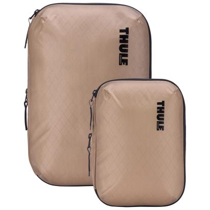 Set saculeti de depozitare Thule Compression Packing Cube mic + mediu, Soft beige