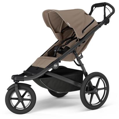 Carucior Thule Urban Glide 3 all-terrain cu prinderea hamului magnetica, Tint Taupe