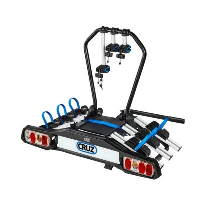 Suport pentru 3 biciclete, Cruz Pivot R3 940-512, cu prindere pe carligul de remorcare, 13 pini