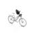 Scaun pentru copii, cu montare pe bicicleta in fata - Thule Yepp 2 Mini Front mounted, Midnight Black