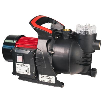 Pompa auto-amorsare Raider 1300W 1 inch, 80L/min, 48m, cu filtru apa
