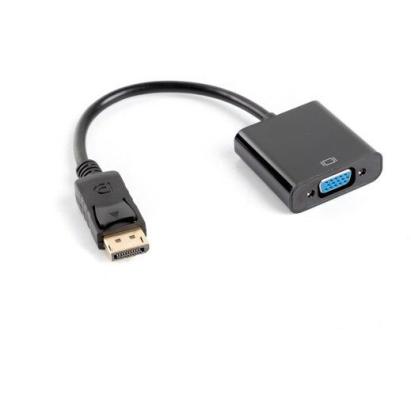 Adaptor DisplayPort la VGA Lanberg, 0,2 m, Full HD 1080p, negru
