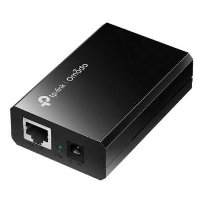 Injector PoE Gigabit TP-Link Omada 48V 15.4W cu 2 porturi RJ45