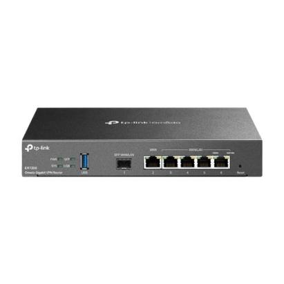 Router VPN Gigabit TP-Link Omada ER7206 cu SFP, 5 porturi RJ45 si USB
