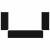 Set Dulap pentru Televizor Montat pe Perete 4 pcs Negru GartenMobel Dekor