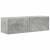 Set Dulap pentru Televizor Montat pe Perete 4 pcs Gri din beton GartenMobel Dekor