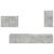 Set Dulap pentru Televizor Montat pe Perete 4 pcs Gri din beton GartenMobel Dekor