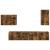 Set Dulap pentru Televizor Montat pe Perete 4 pcs Lemn compozit GartenMobel Dekor